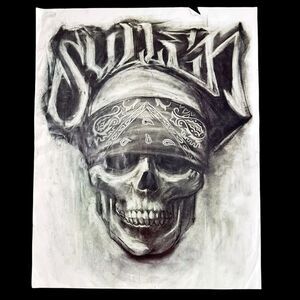 Sullen Art Collective Bone Thug Poster Print Vintage Y2K Tattoo Skull Skeleton